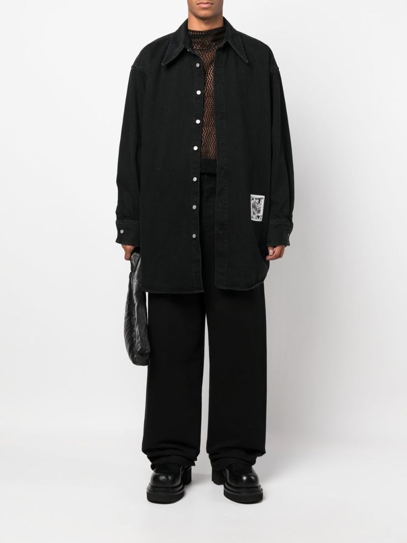 Black Playing Card Long Shirt