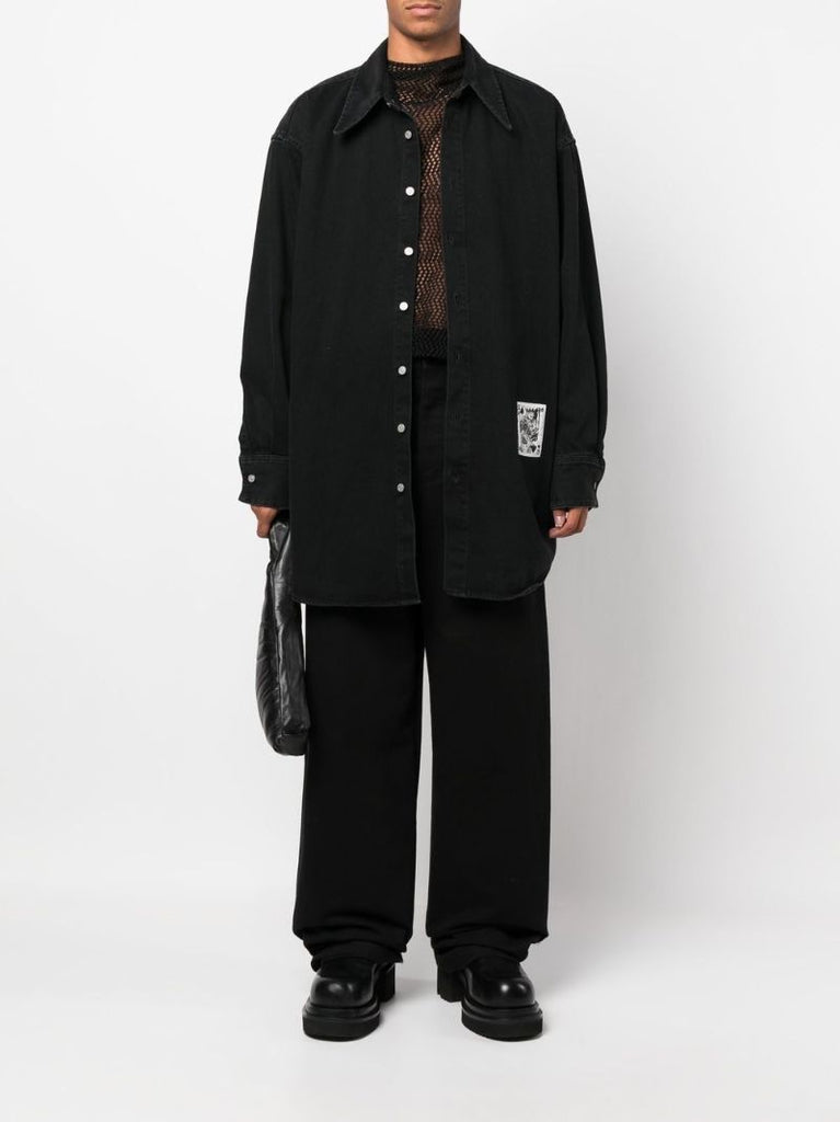 Black Playing Card Long Shirt