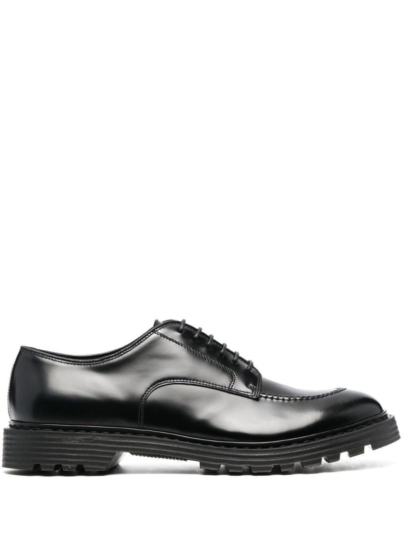 Black Lace-up Oxford Shoes
