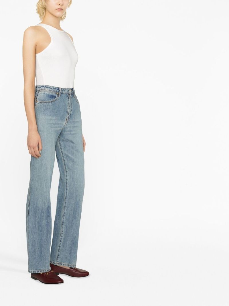 Blue Fulham Straight Leg Jeans