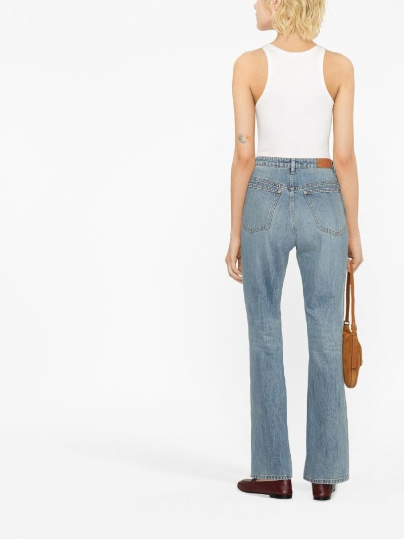 Blue Fulham Straight Leg Jeans