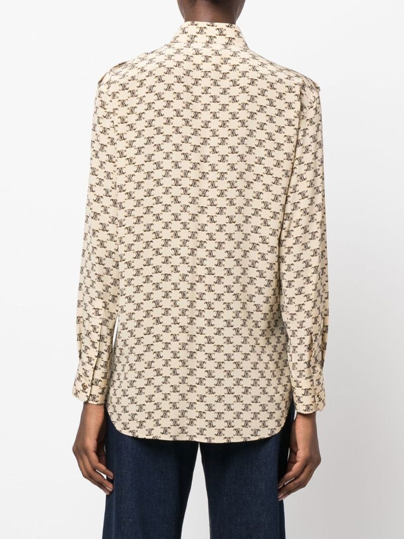 Neutral Triomphe Print Shirt