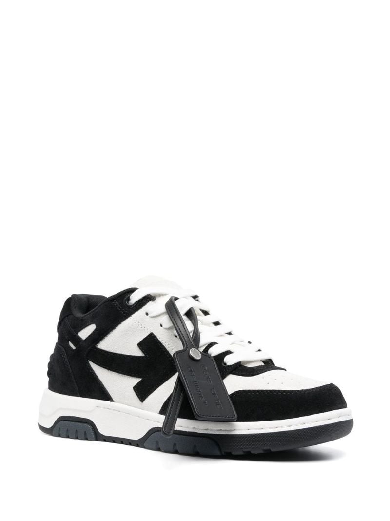 Black and White Out of Office Low-top Sneakers