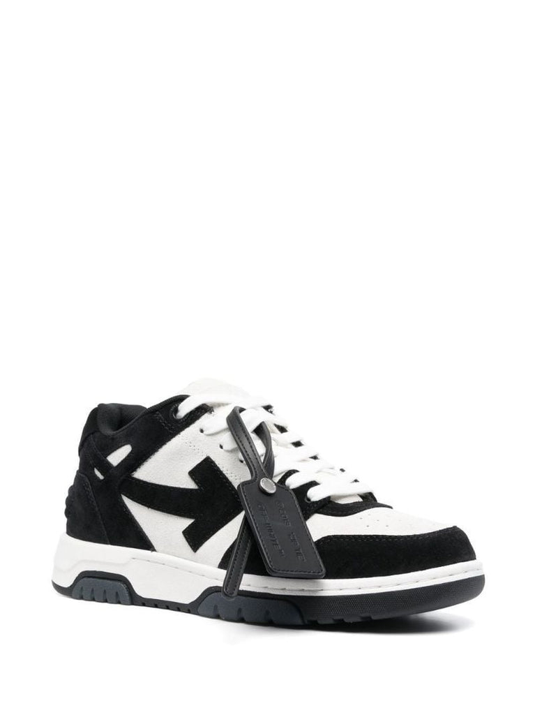 Black and White Out of Office Low-top Sneakers
