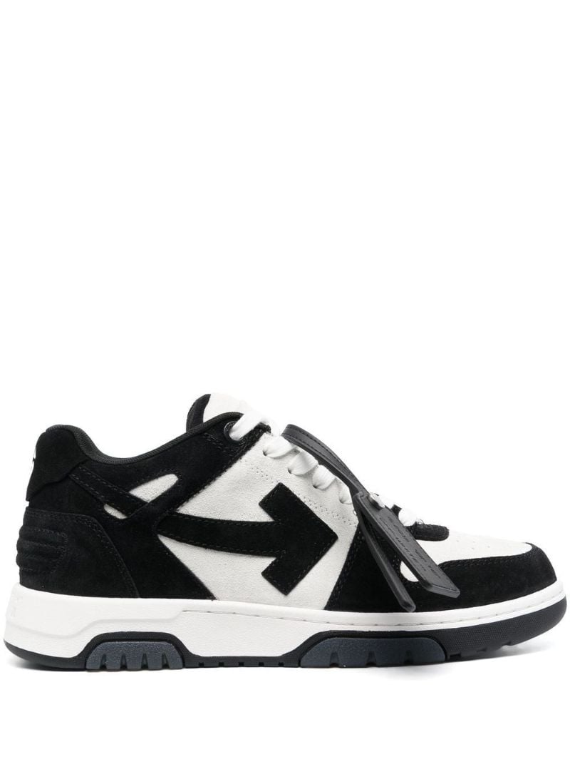 Black and White Out of Office Low-top Sneakers