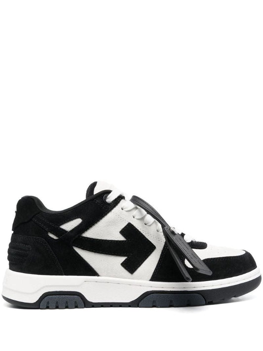 Black and White Out of Office Low-top Sneakers
