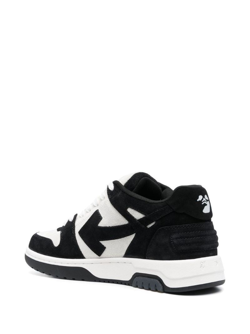 Black and White Out of Office Low-top Sneakers