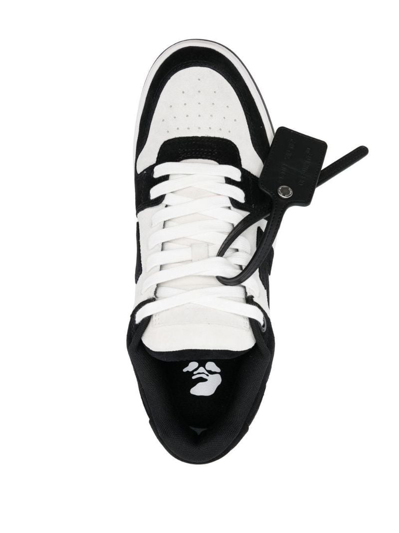 Black and White Out of Office Low-top Sneakers