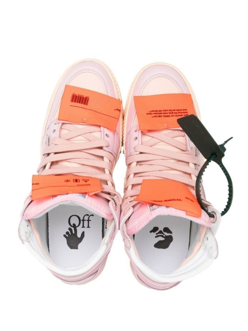 White Off-court 3.0 High Top Leather Sneakers
