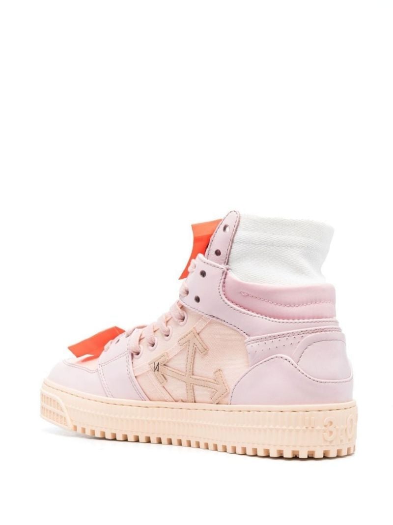 White Off-court 3.0 High Top Leather Sneakers