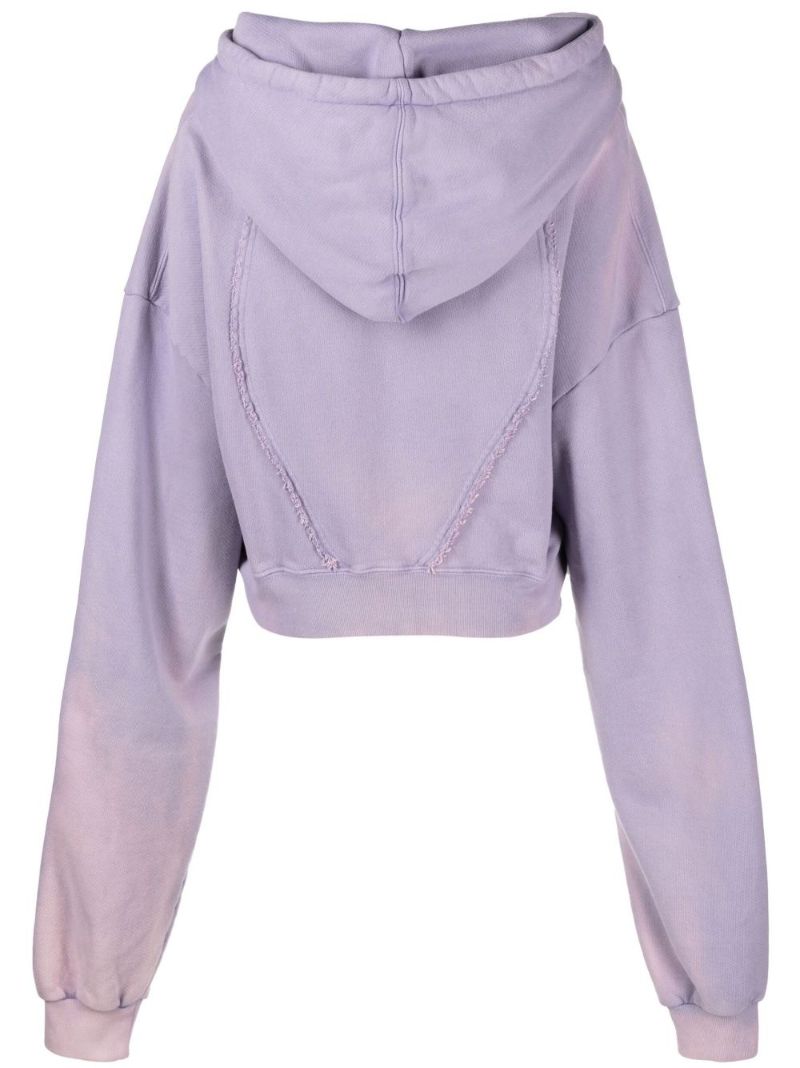 Purple Laundry Cropped Hoodie