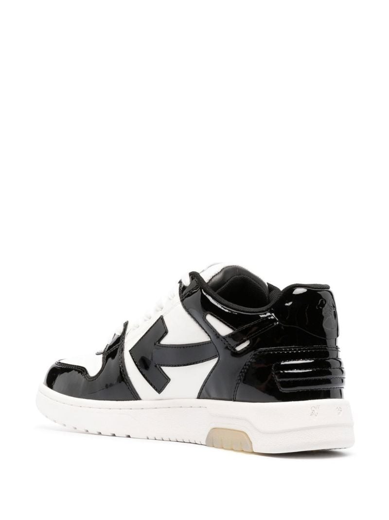 Black and White Out of Office Low-top Sneakers