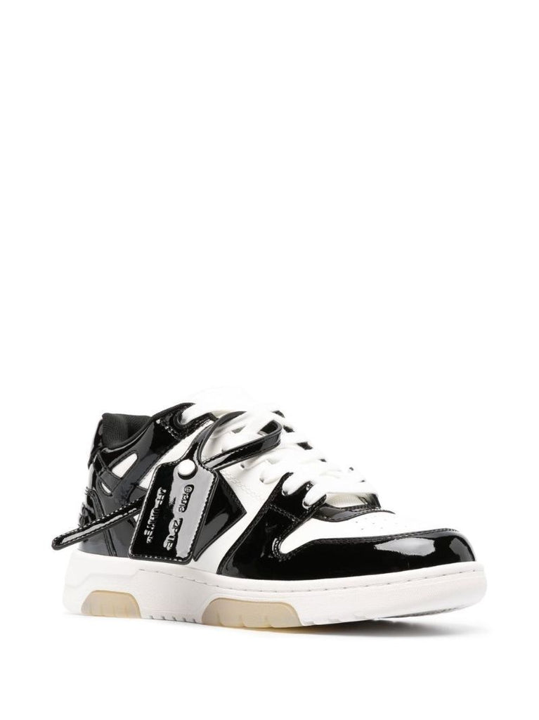 Black and White Out of Office Low-top Sneakers