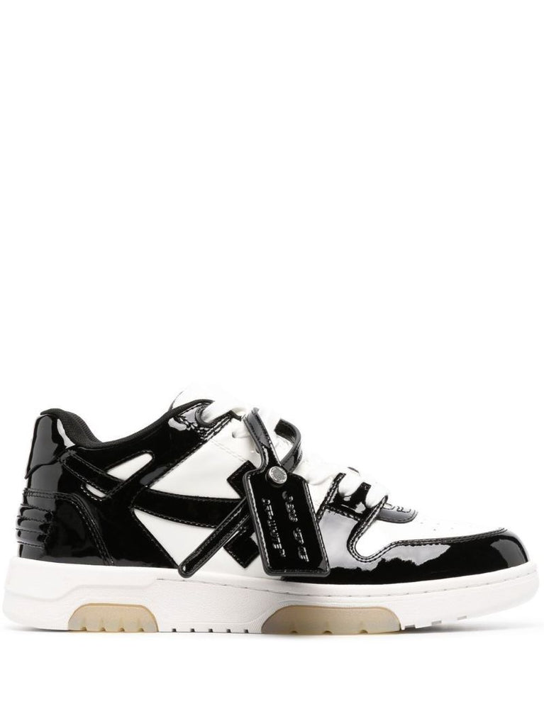 Black and White Out of Office Low-top Sneakers