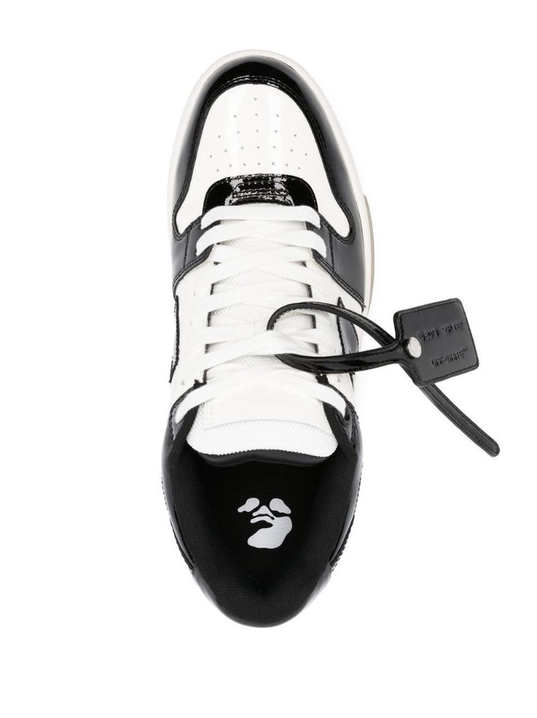 Black and White Out of Office Low-top Sneakers