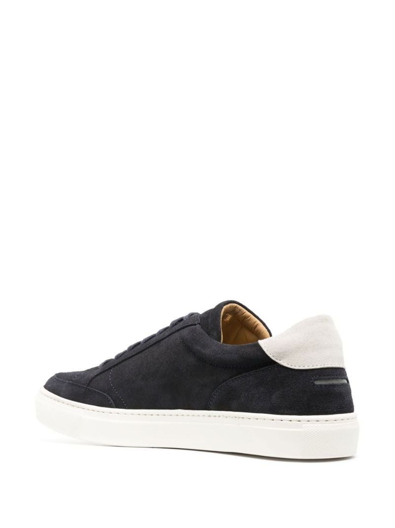 Navy Helier 2 Low Top Suede Sneakers
