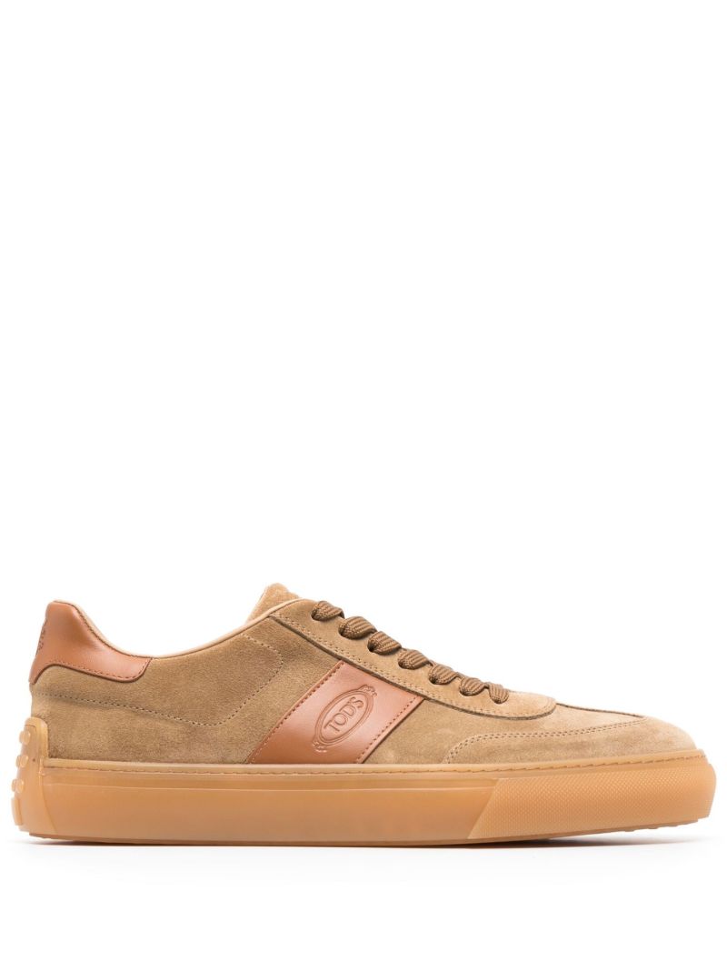 Brown Low-top Casual Suede Sneakers