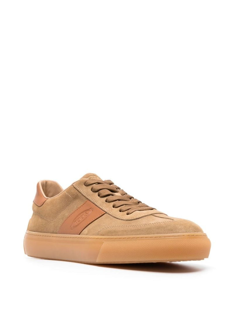 Brown Low-top Casual Suede Sneakers