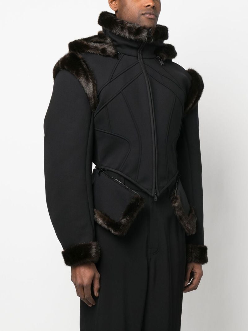 Black Giacca Scuba Jacket