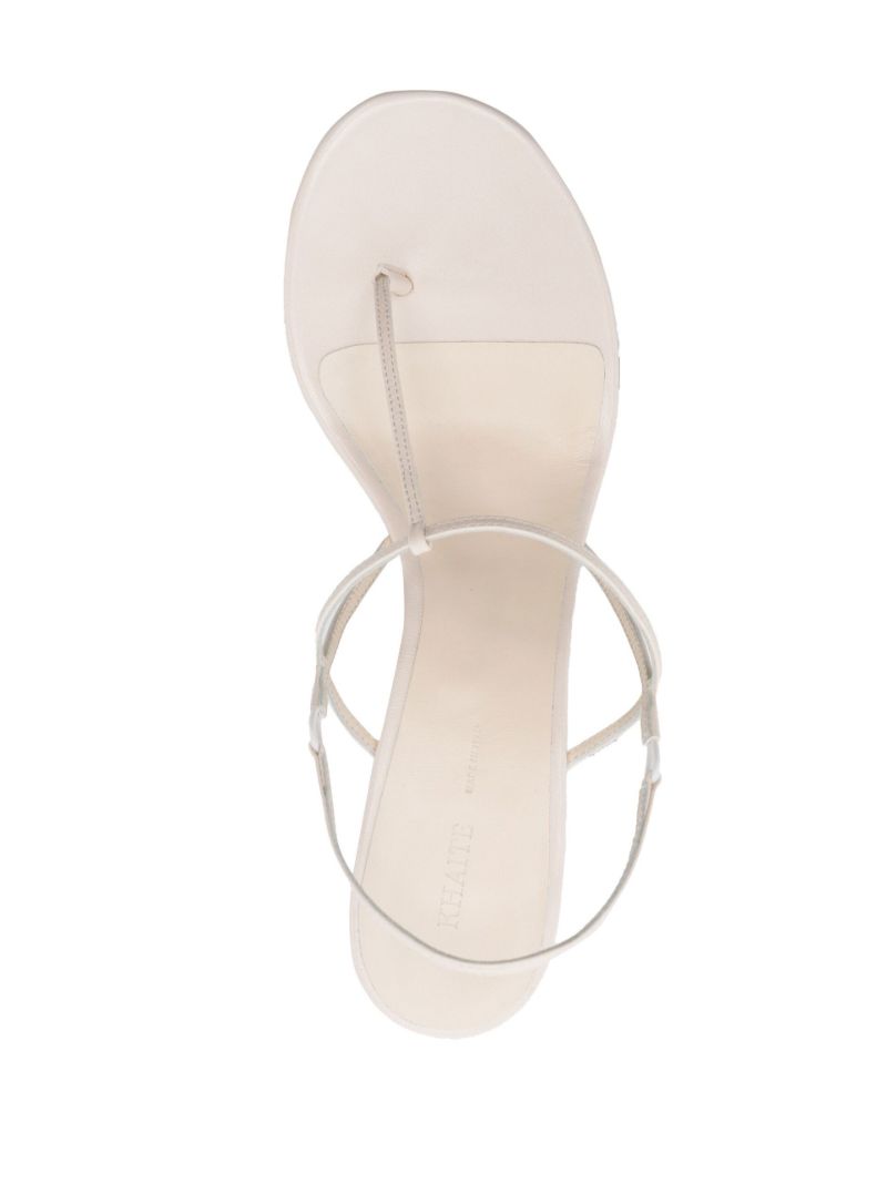 White Linden 65 Leather Sandals