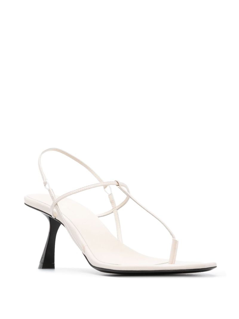 White Linden 65 Leather Sandals