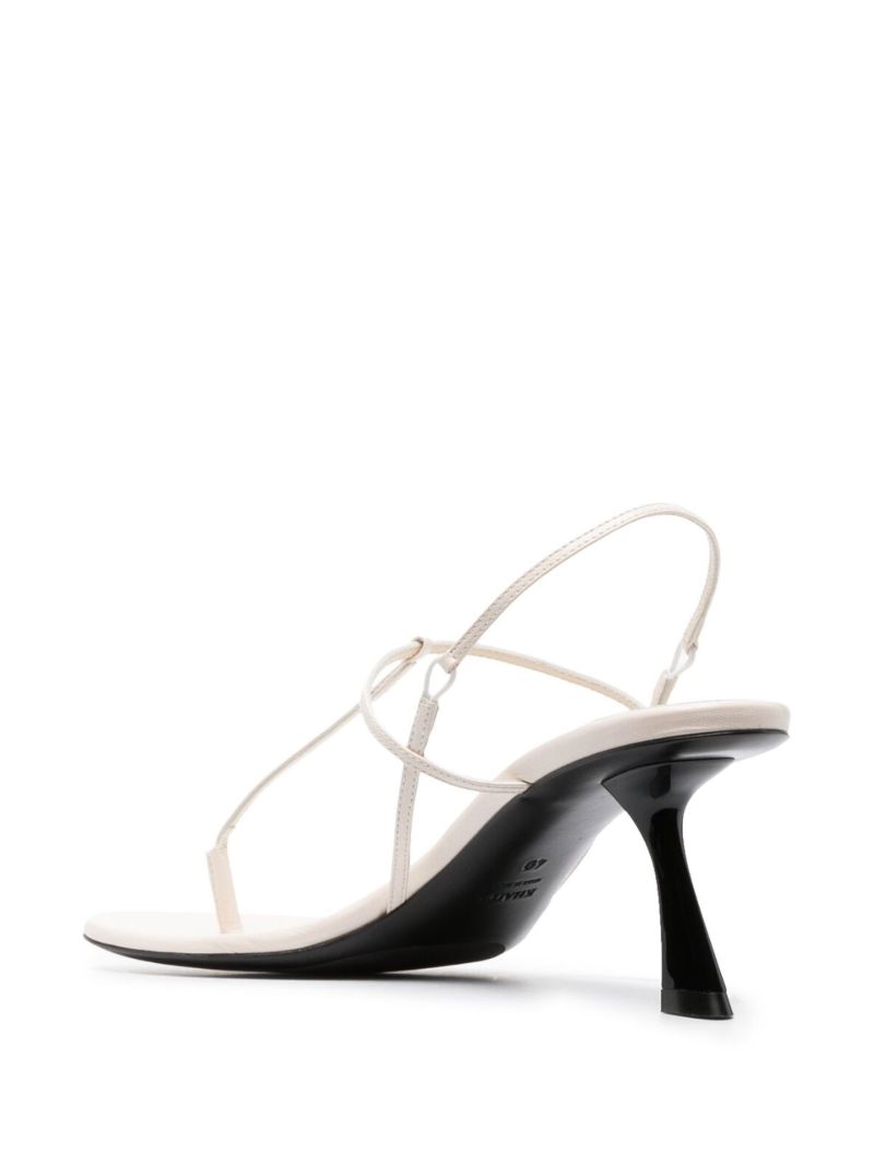 White Linden 65 Leather Sandals
