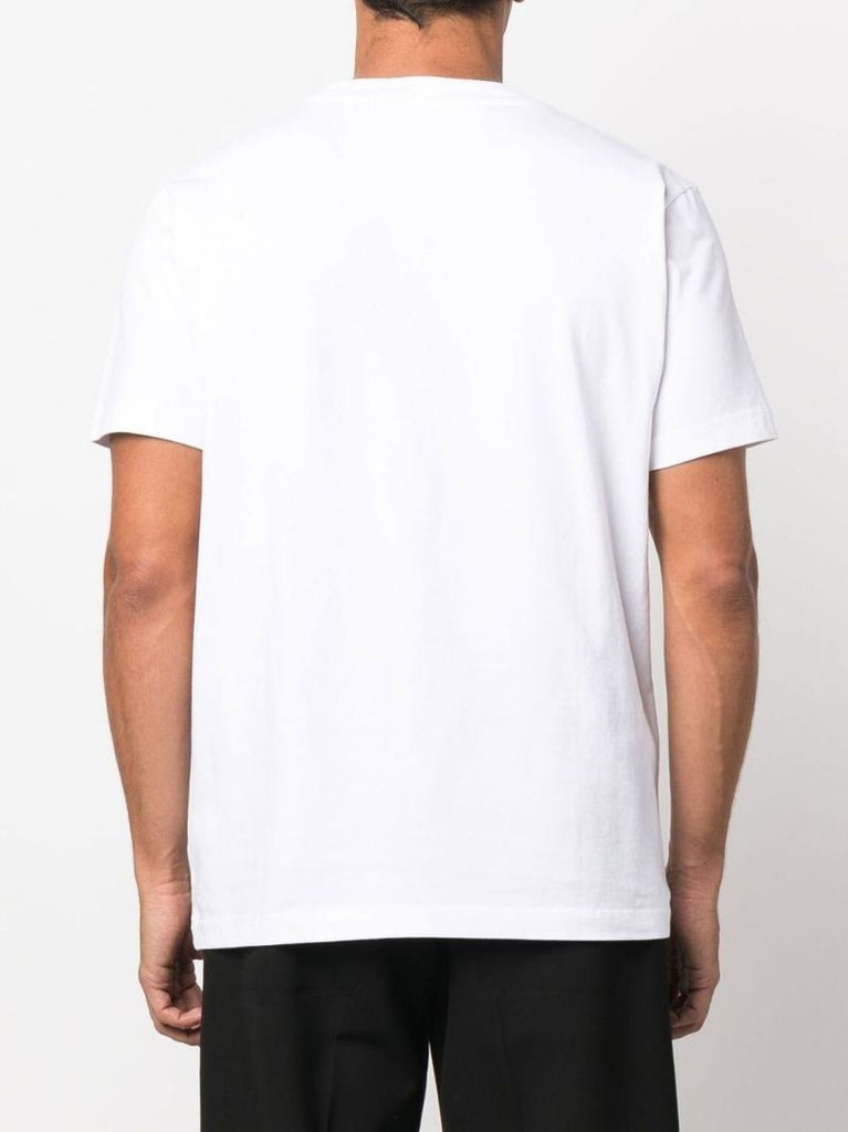 White Script Logo Cotton T-shirt