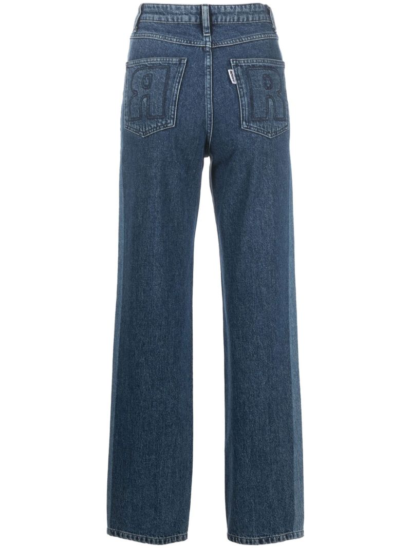 Blue Betty Straight-leg Jeans
