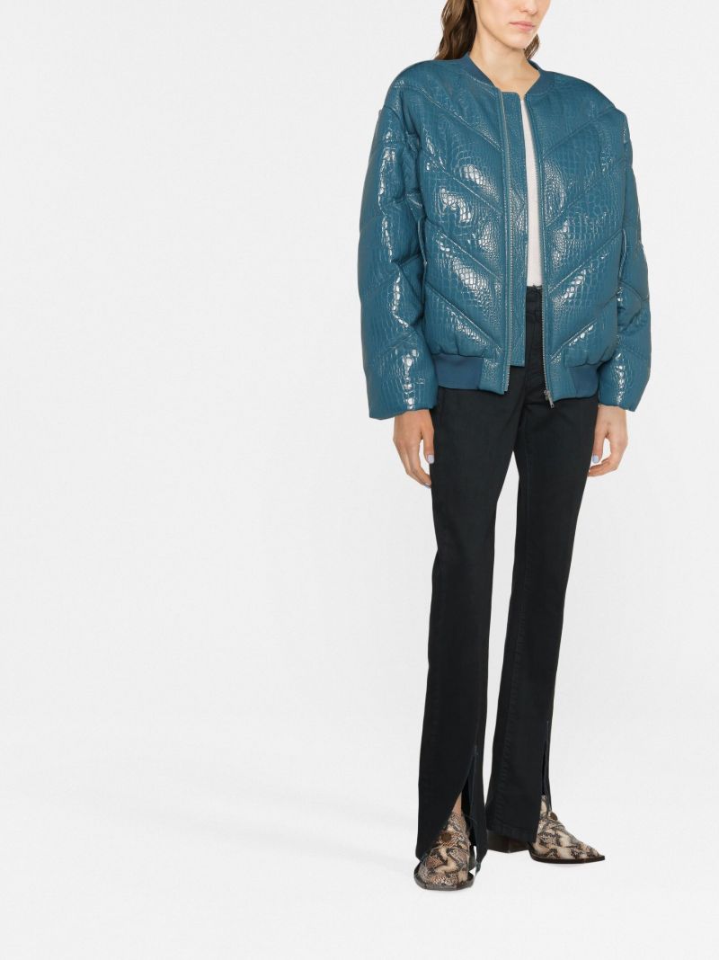 Blue Inary Quilted Puffer Jacket