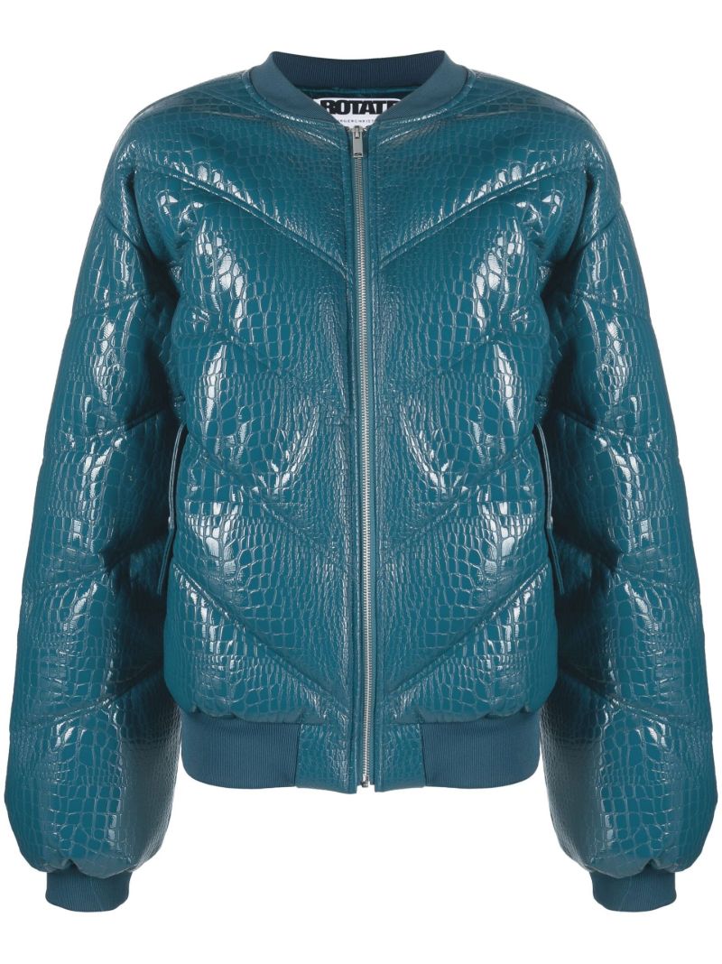 Blue Inary Quilted Puffer Jacket