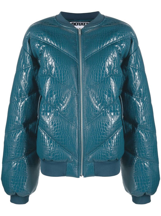 Blue Inary Quilted Puffer Jacket
