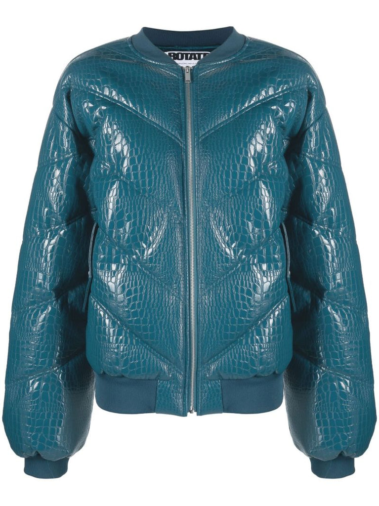 Blue Inary Quilted Puffer Jacket
