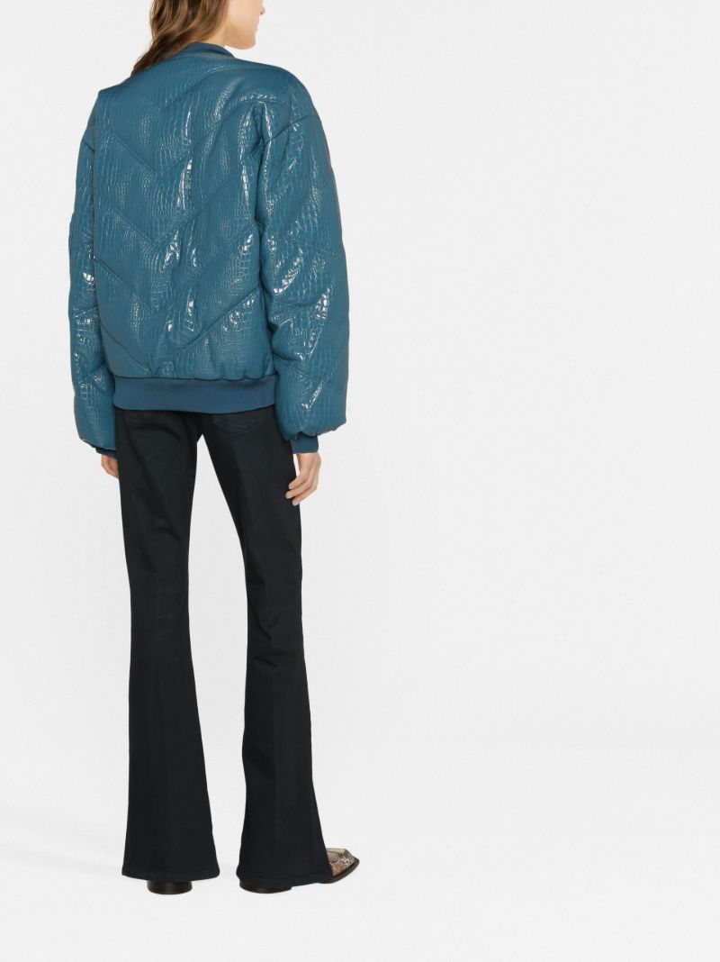 Blue Inary Quilted Puffer Jacket