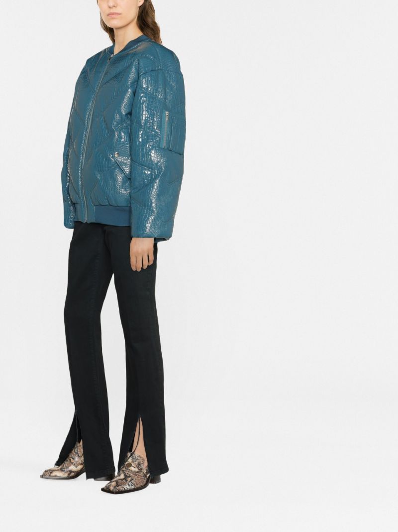 Blue Inary Quilted Puffer Jacket