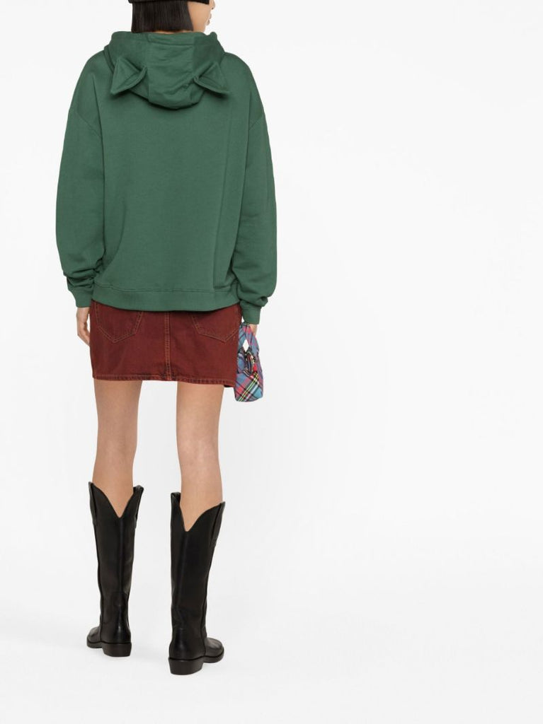 Green Kitsune Organic Cotton Hoodie