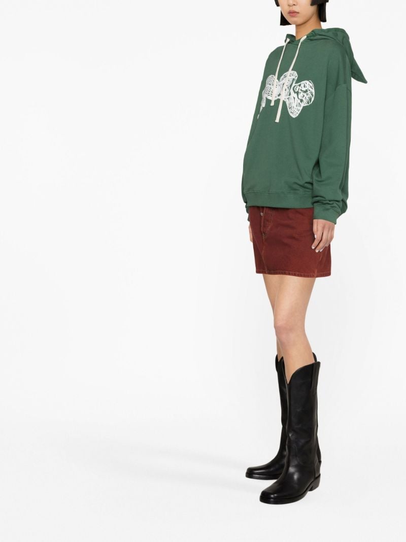 Green Kitsune Organic Cotton Hoodie