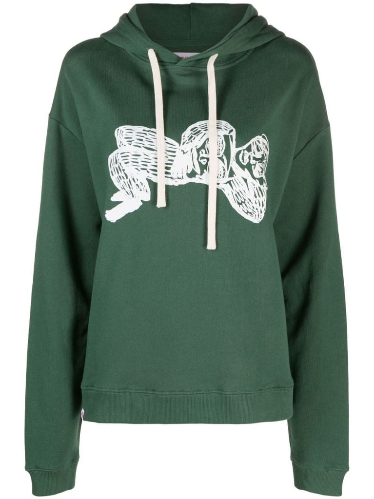 Green Kitsune Organic Cotton Hoodie