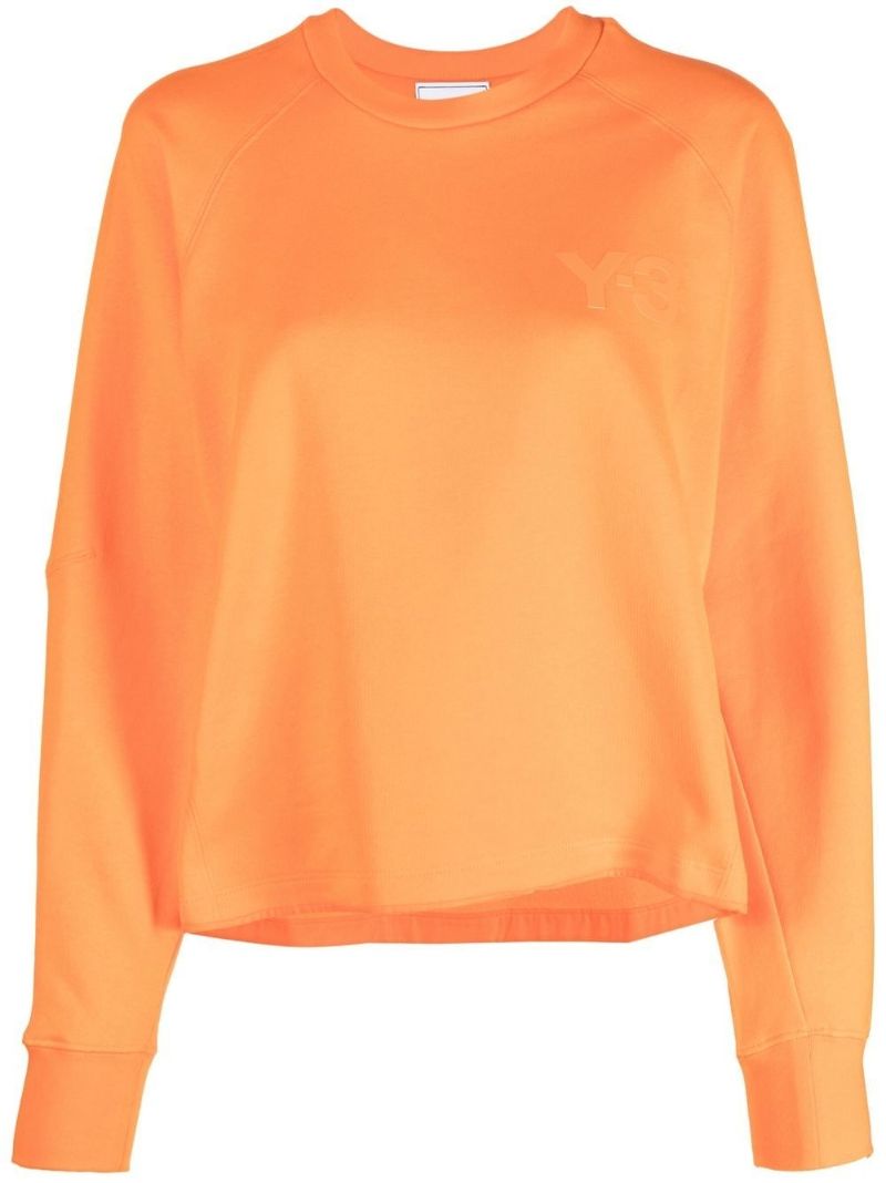 Orange Maglia Cropped Sweatshirt
