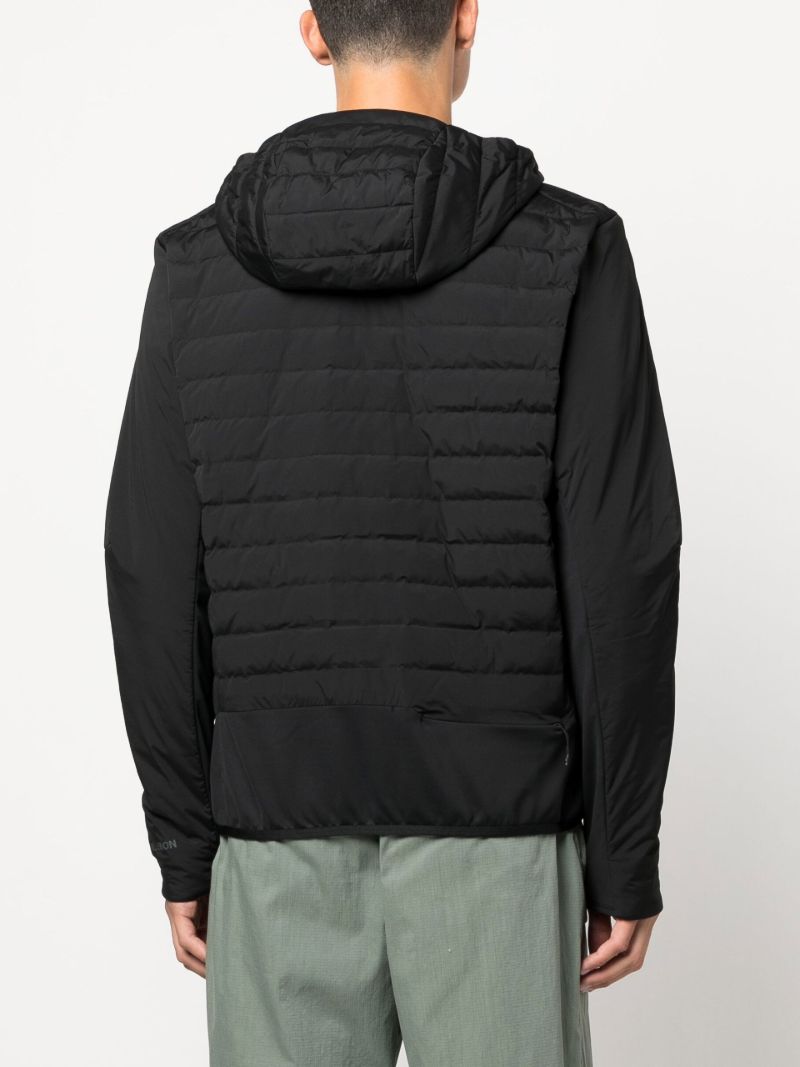 Black Down for It All Training Jacket