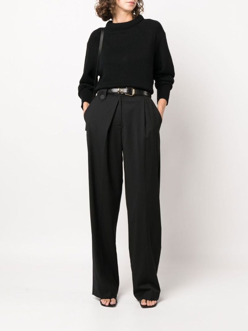 Black Ratino Wool Sweater
