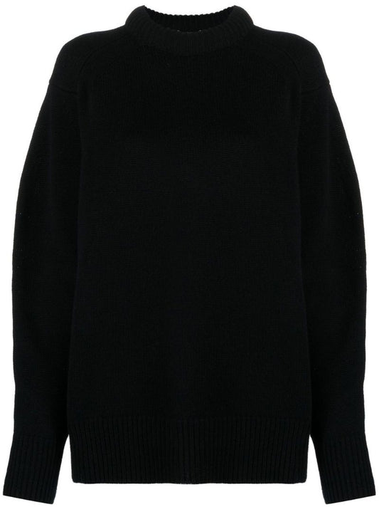 Black Ratino Wool Sweater