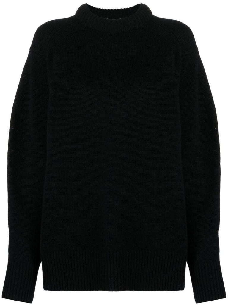 Black Ratino Wool Sweater