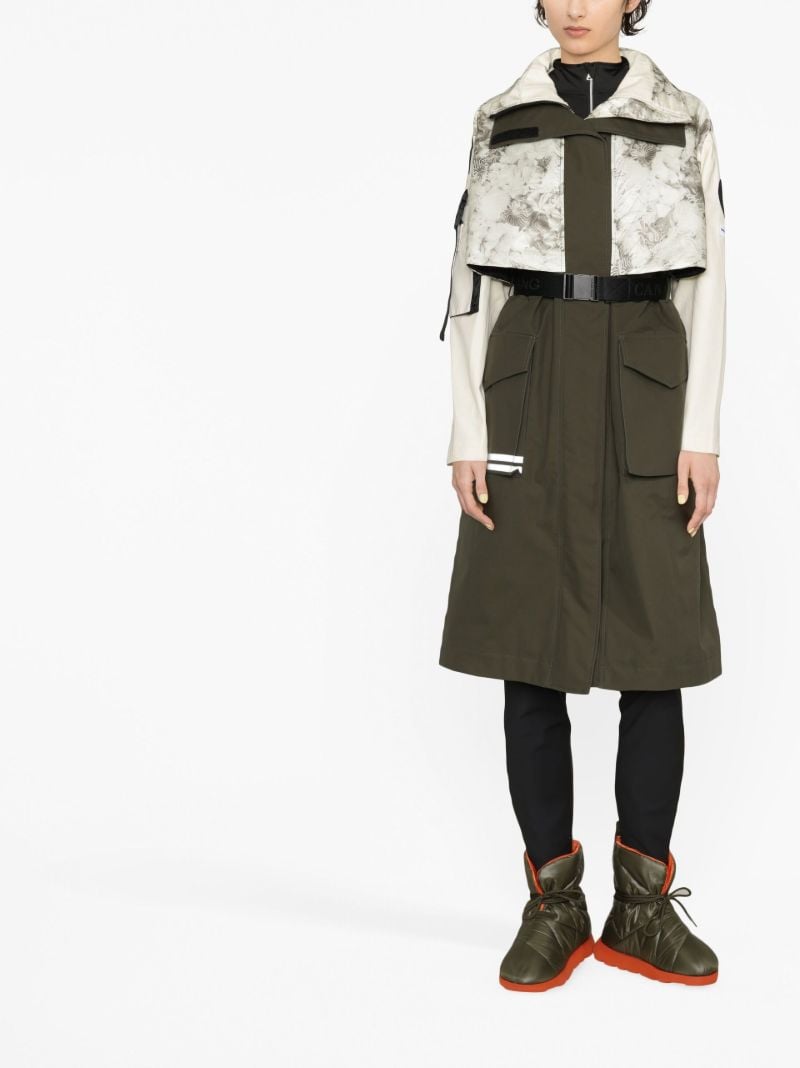X Feng Chen Wang Green Carnaby Trench Coat
