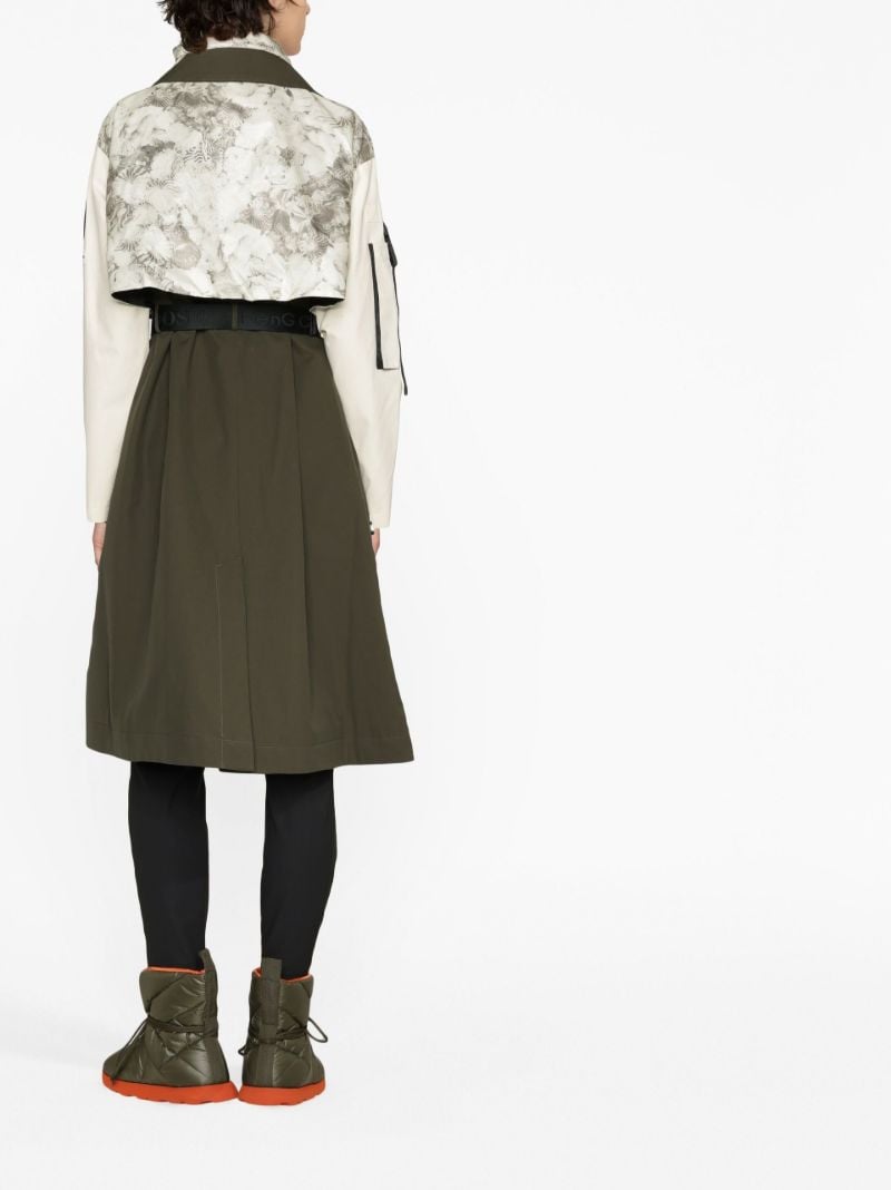 X Feng Chen Wang Green Carnaby Trench Coat