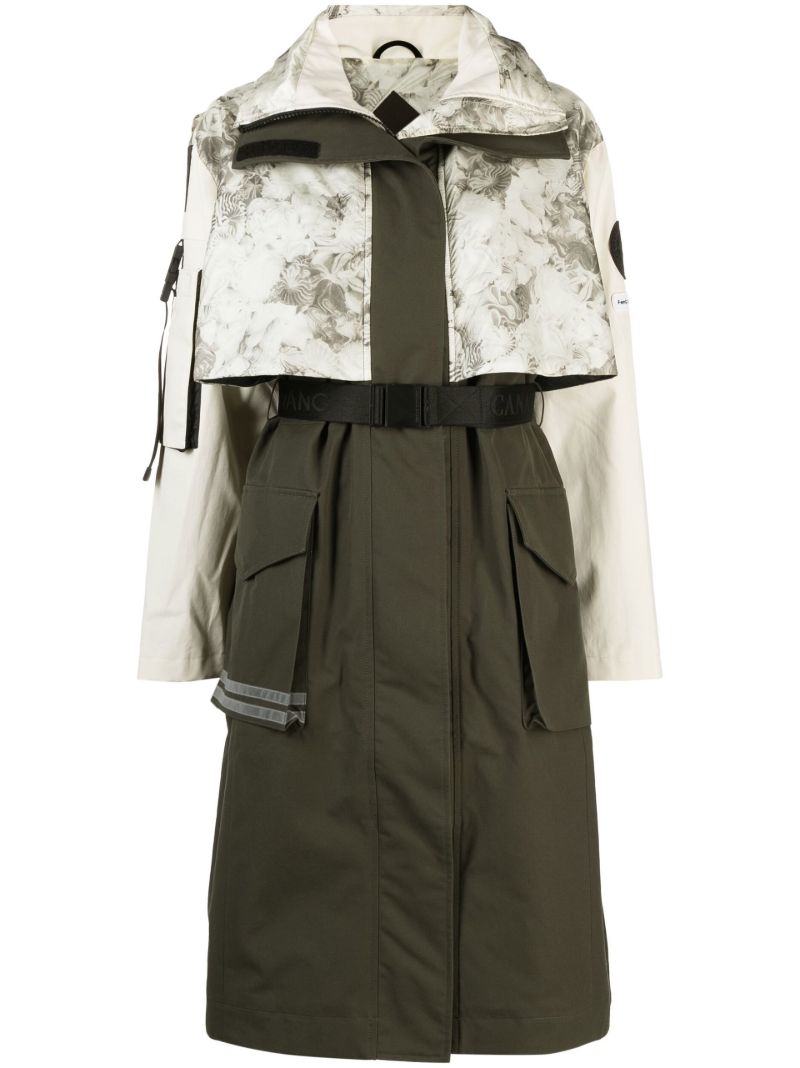 X Feng Chen Wang Green Carnaby Trench Coat