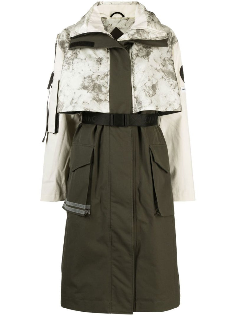X Feng Chen Wang Green Carnaby Trench Coat