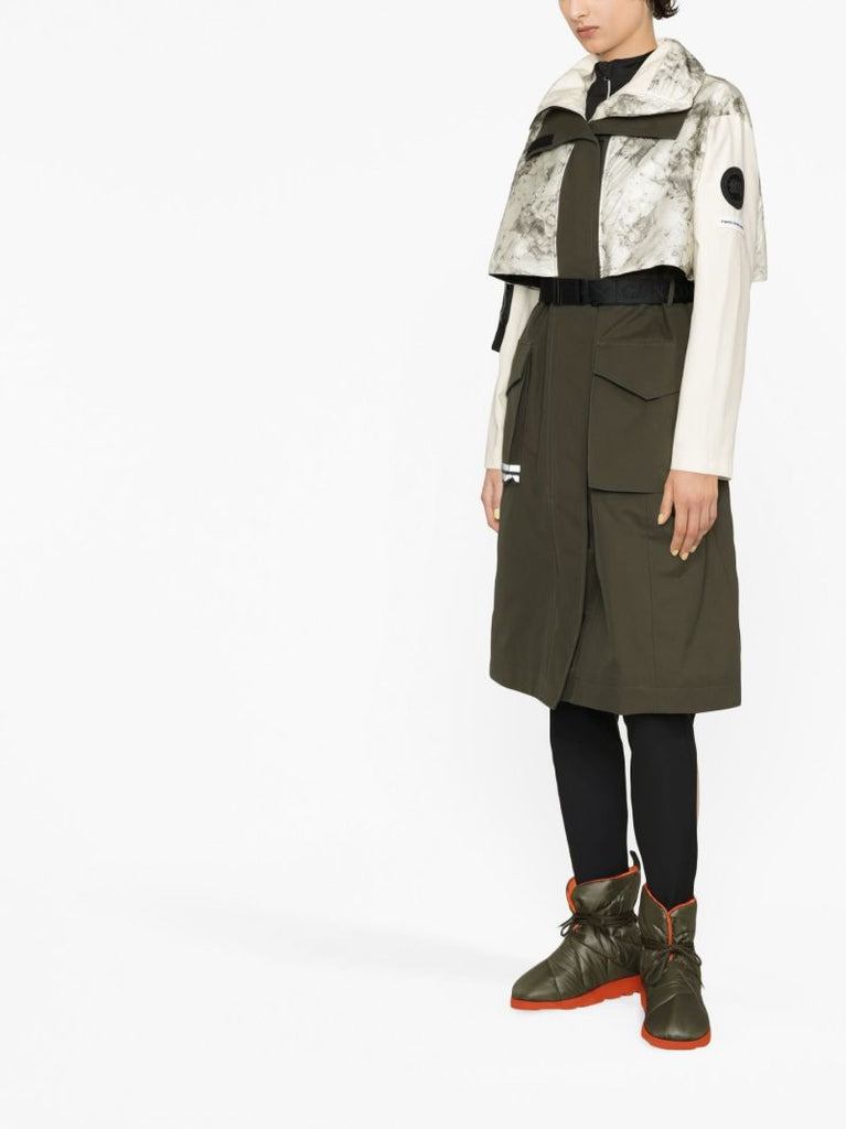 X Feng Chen Wang Green Carnaby Trench Coat