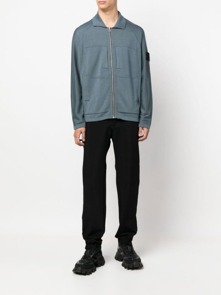 Blue Zip-up Jacket