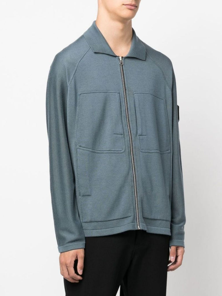 Blue Zip-up Jacket