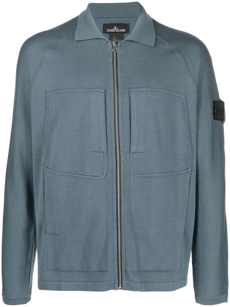 Blue Zip-up Jacket